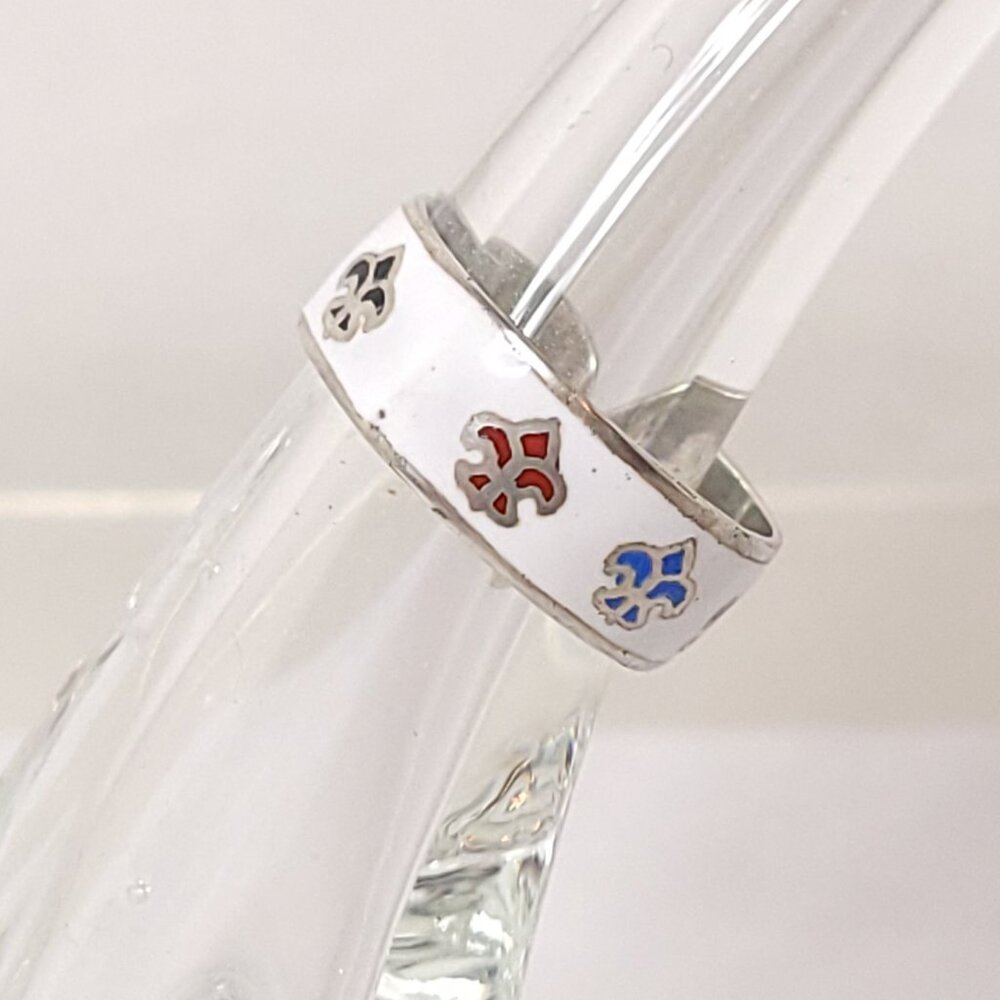 Siam Sterling and Enamel Ring